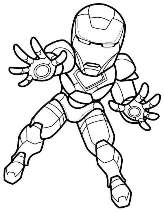 Coloring Pages For Boys Super Heroes
 The Iron Man From Super Hero Squad Coloring Page line