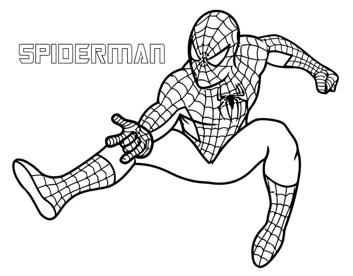 Coloring Pages For Boys Superheros
 Download Spiderman Superhero Coloring Pages for Free