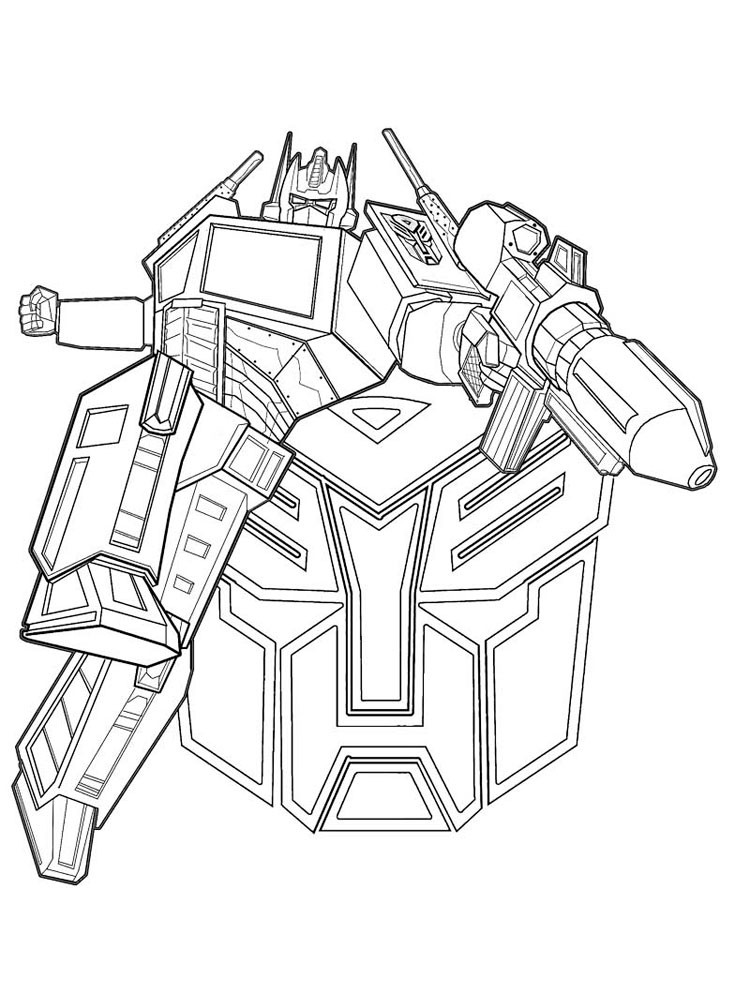 Coloring Pages For Boys Transformers
 Optimus Prime coloring pages Free Printable Optimus Prime
