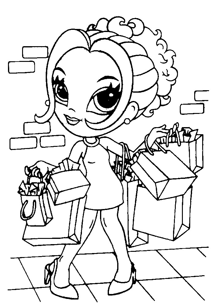 Coloring Pages For Girl Kids
 Free Printable Lisa Frank Coloring Pages For Kids