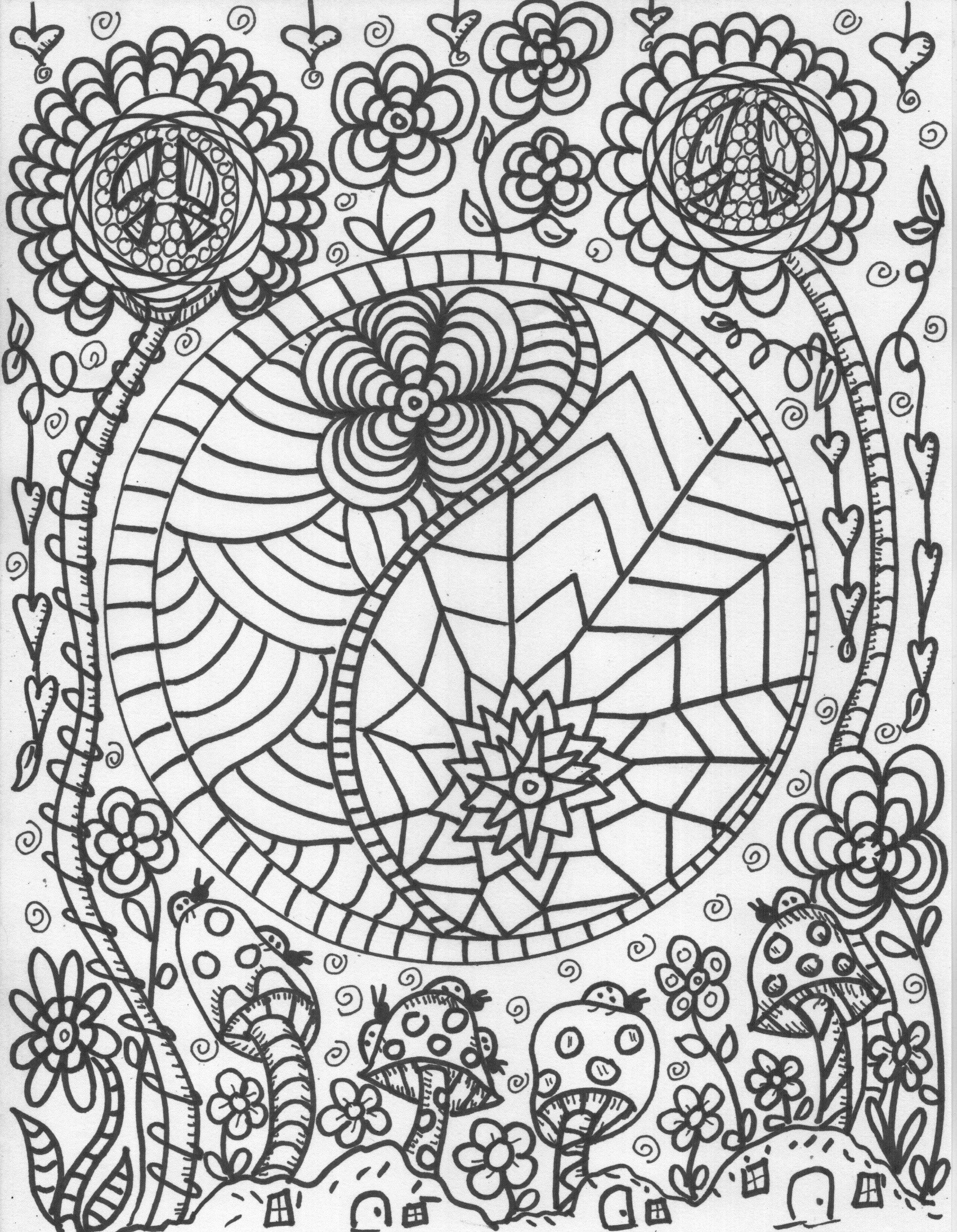 Coloring Pages For Girls Abstract Art
 Abstract Art Coloring Pages coloringsuite