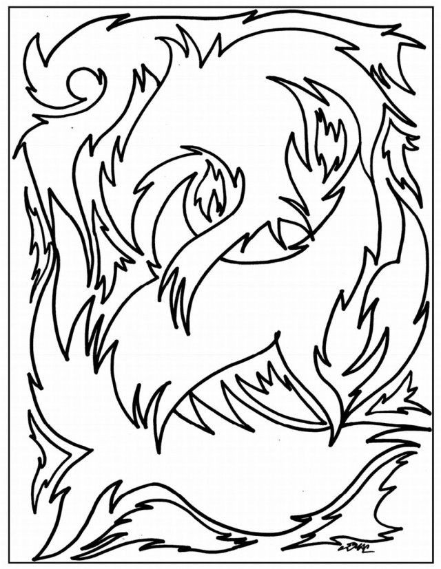 Coloring Pages For Girls Abstract Art
 Printable Abstract Coloring Pages Coloring Home