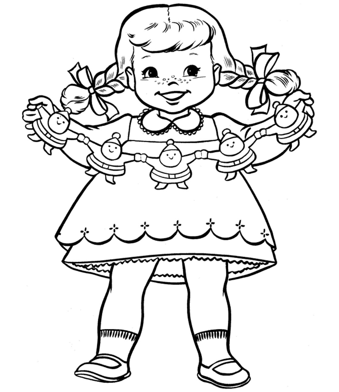 Coloring Pages For Girls Christmas
 Christmas Coloring Pages For Girls Coloring Home