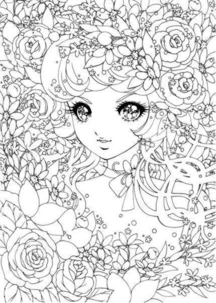 Coloring Pages For Girls Detailed
 Detailed coloring pages of anime girl ColoringStar