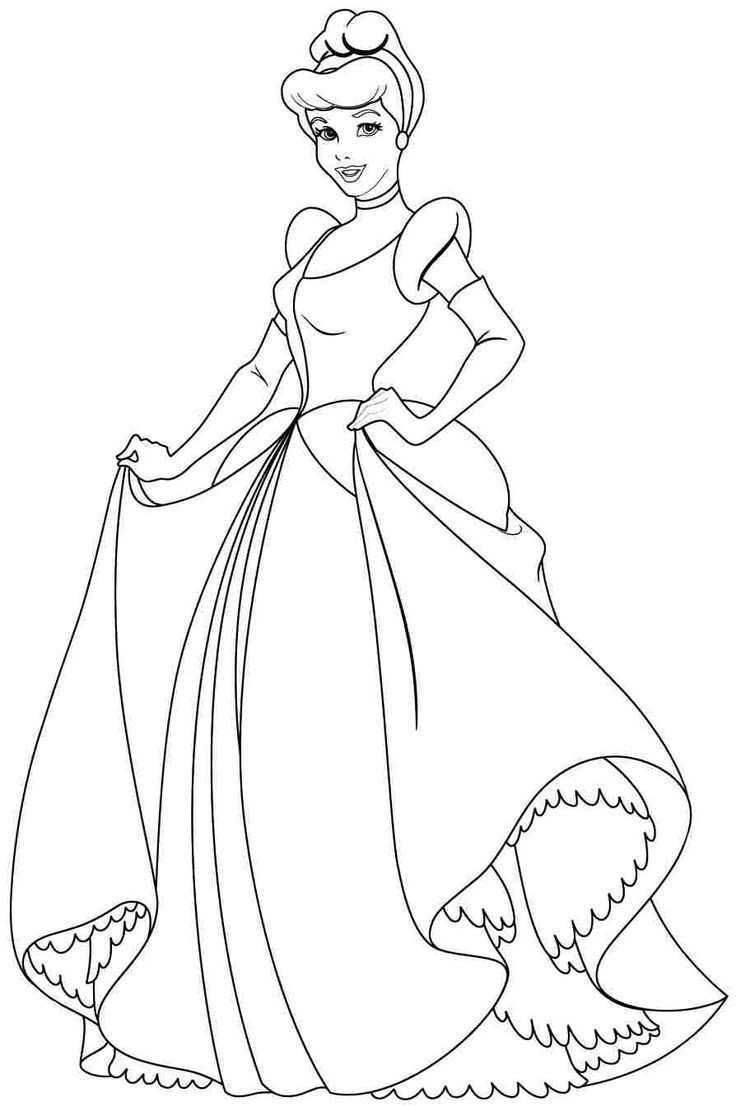 Coloring Pages For Girls Disney Princess
 25 Best Ideas about Princess Coloring Pages on Pinterest