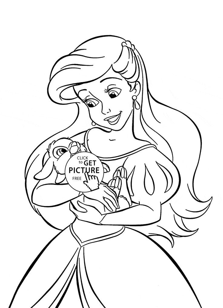 Coloring Pages For Girls Disney Princess
 28 best images about Disney princess coloring pages on