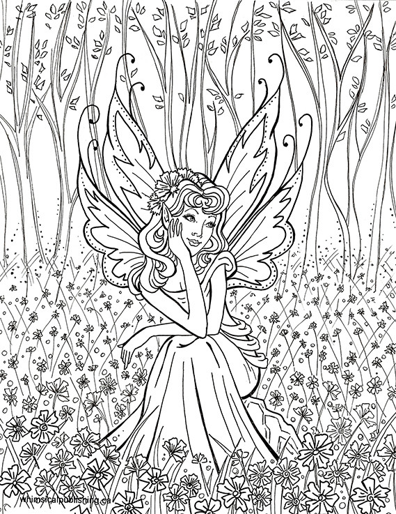 Coloring Pages For Girls Hard
 Hard fairies coloring pages for girls ColoringStar