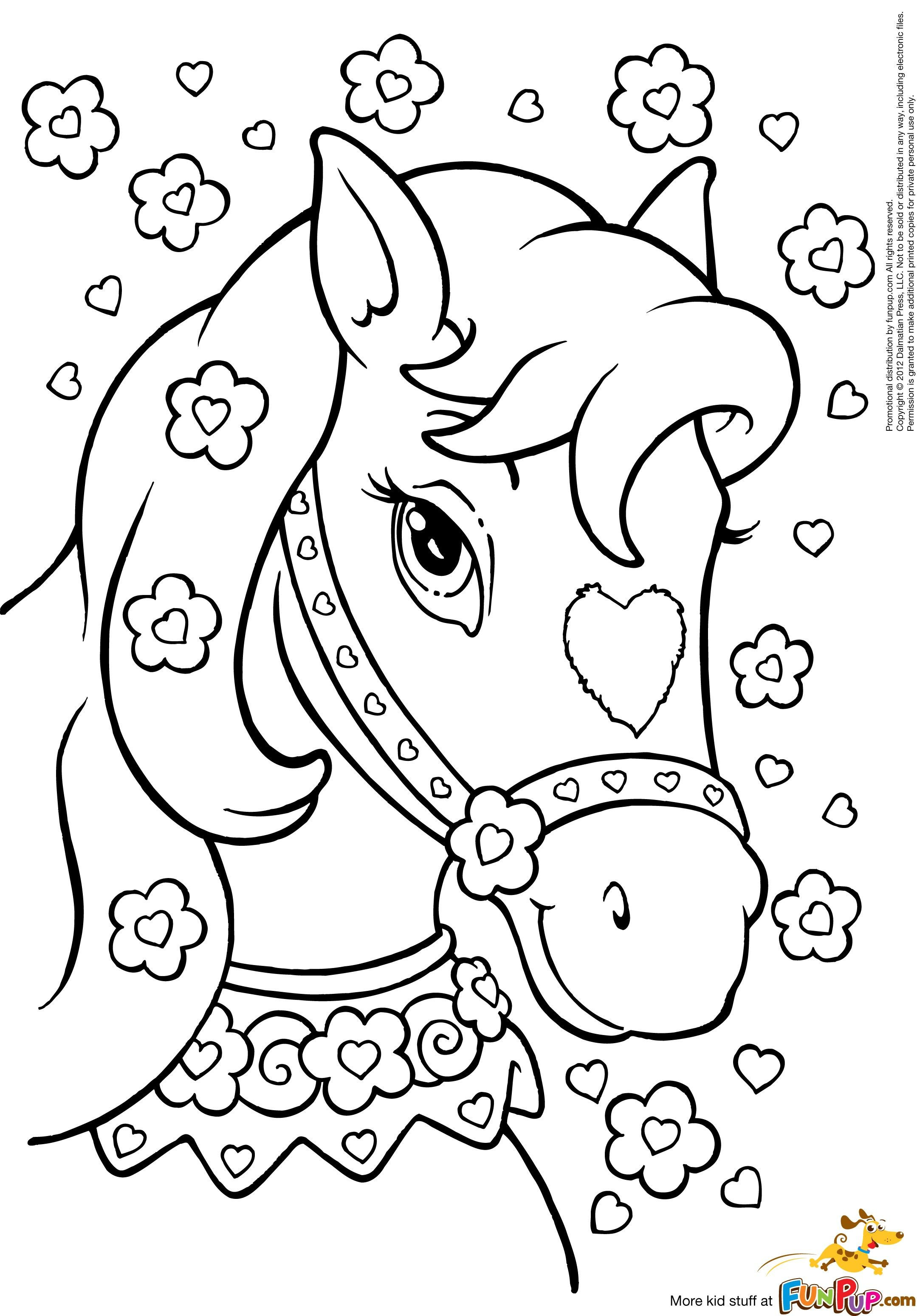 Coloring Pages For Girls Mouted Princess
 printable princess coloring pages