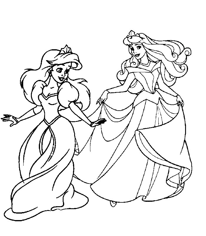 Coloring Pages For Girls Mouted Princess
 Princess Coloring Pages For Girls Coloring Home