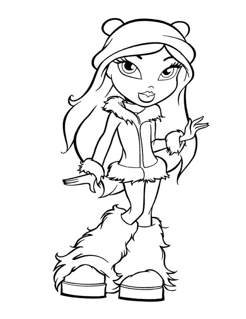 Coloring Pages For Girls Online
 BRATZ COLORING PAGES