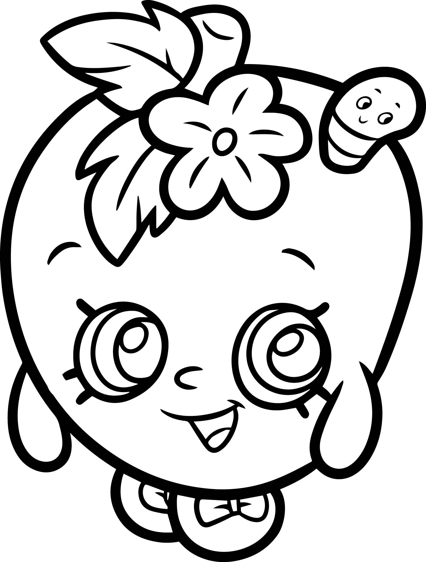 Download The Best Coloring Pages for Girls Shopkins Apple - Home ...