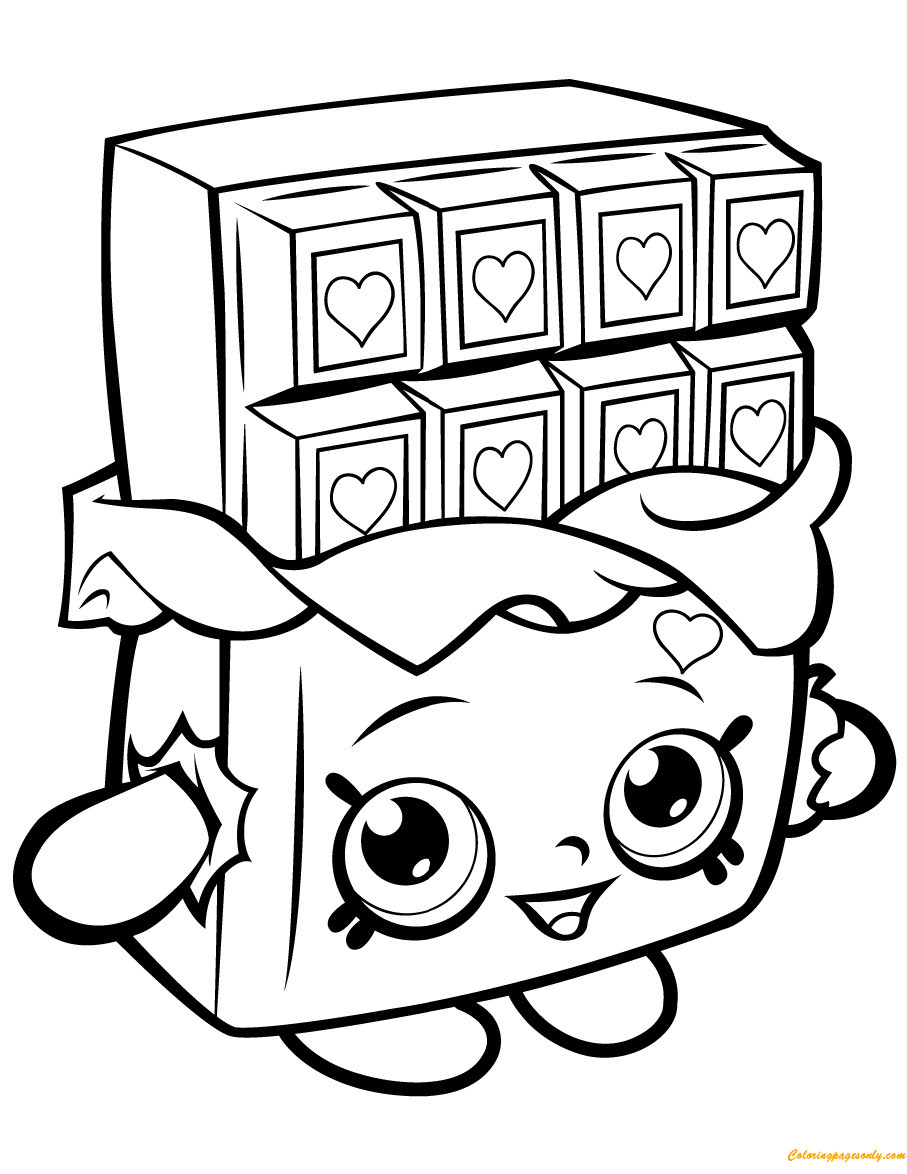 Coloring Pages For Girls Shopkins Apple
 Pin by Coloring Pages on Shopkin Coloring Pages