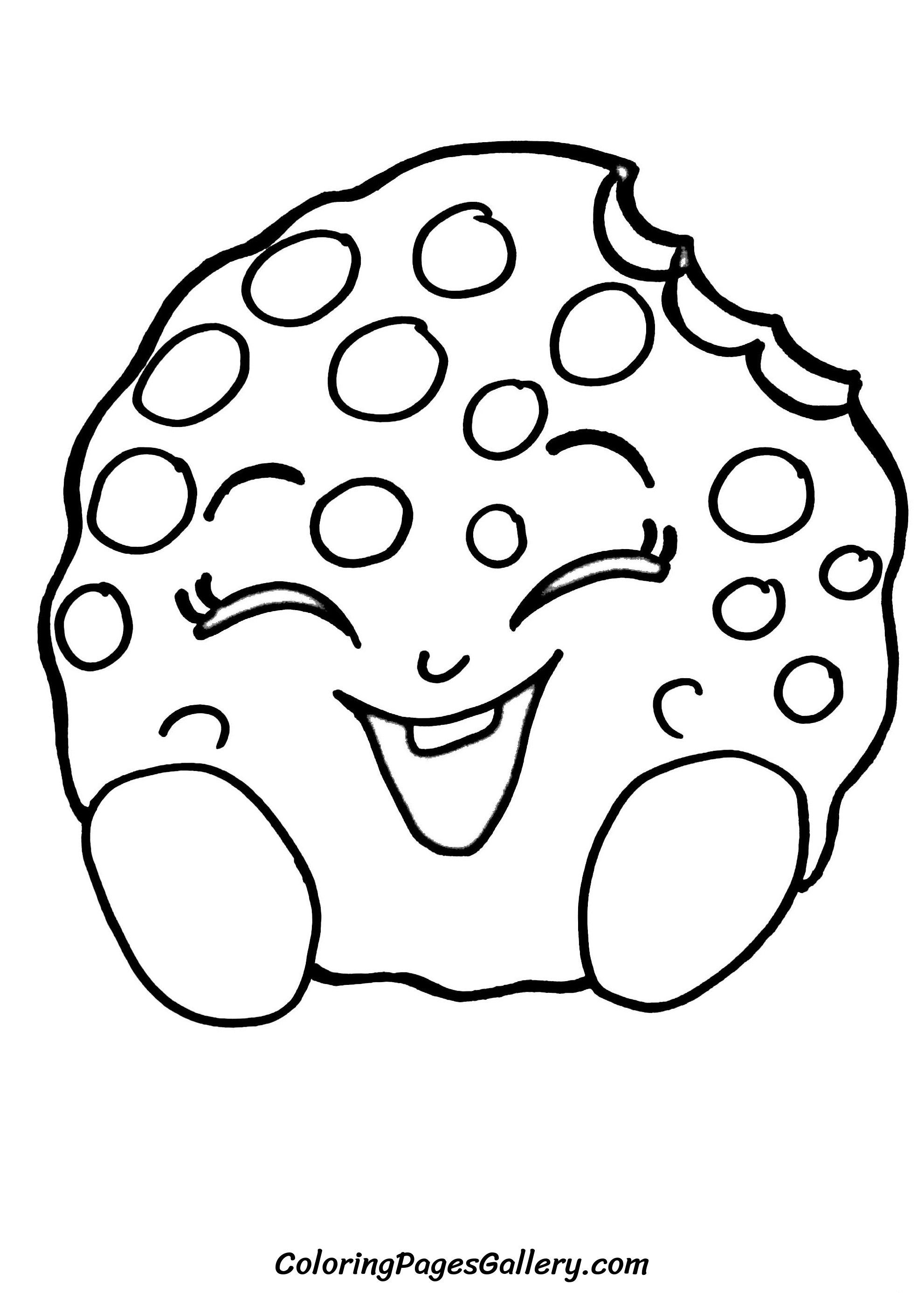 Coloring Pages For Girls Shopkins Cookie
 Shopkins Coloring Pages AZ Coloring Pages