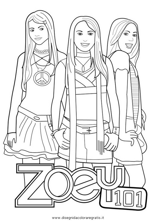 Coloring Pages For Girls Spelling Zoey
 Zoey 101 Coloring Pages AZ Coloring Pages