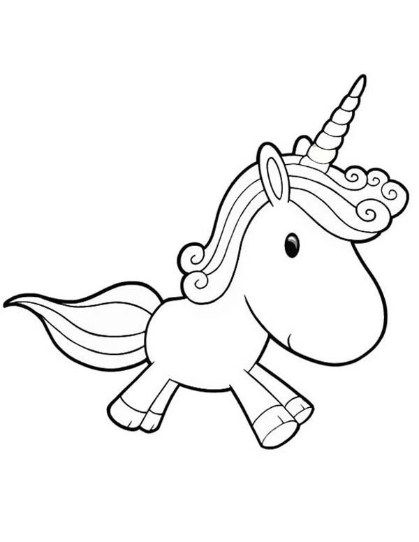 Coloring Pages For Girls Unicorns
 Unicorn A Lovely Unicorn Toy Doll for Girl Coloring