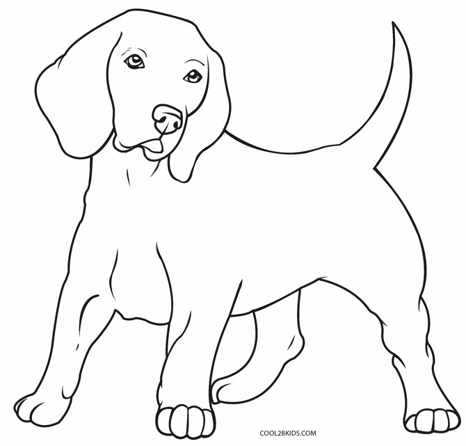 Coloring Pages For Kids Dog
 Printable Dog Coloring Pages For Kids