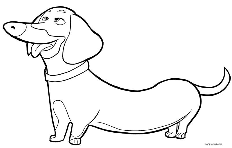 Coloring Pages For Kids Dog
 Printable Dog Coloring Pages For Kids