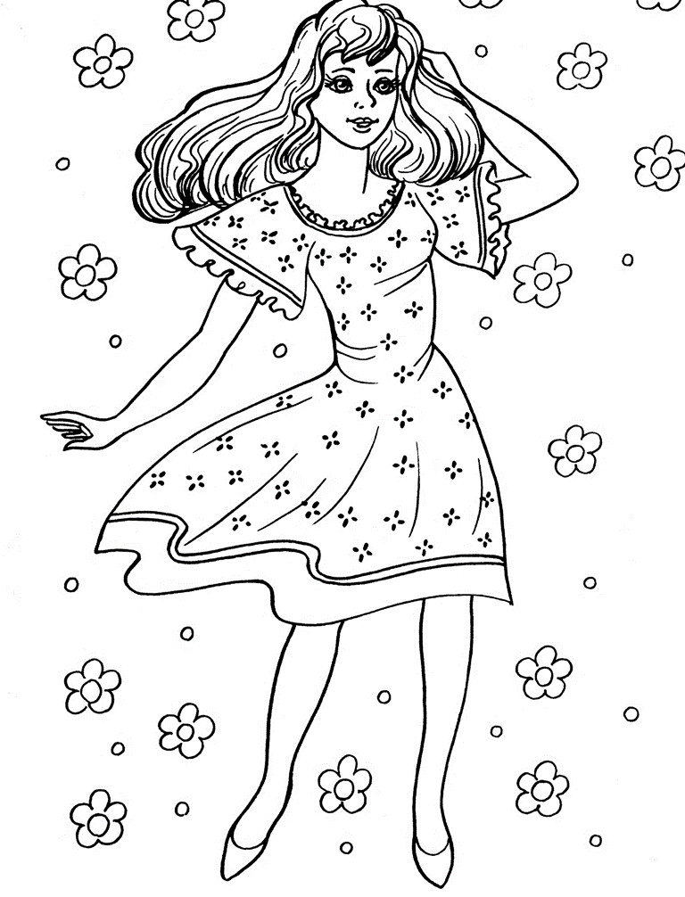 Coloring Pages For Kids Girl
 Coloring Pages for Girls Dr Odd