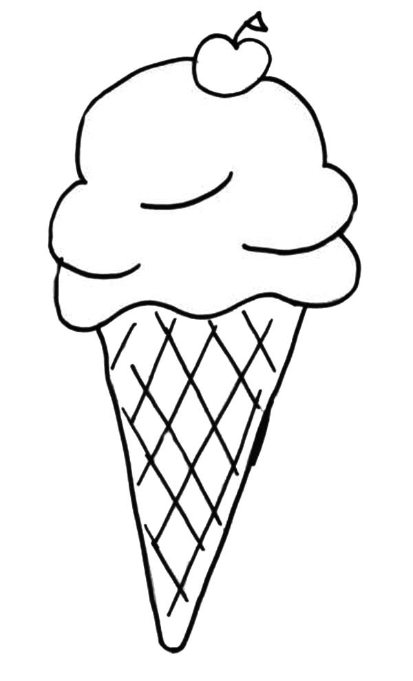 Coloring Pages For Kids Ice Cream
 Printable Coloring Pages Ice Cream Cone