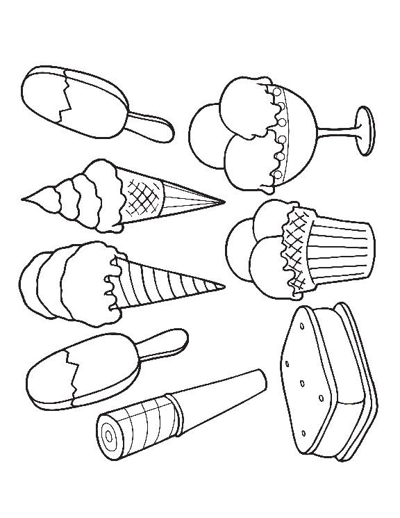 Coloring Pages For Kids Ice Cream
 Free Printable Ice Cream Coloring Pages For Kids