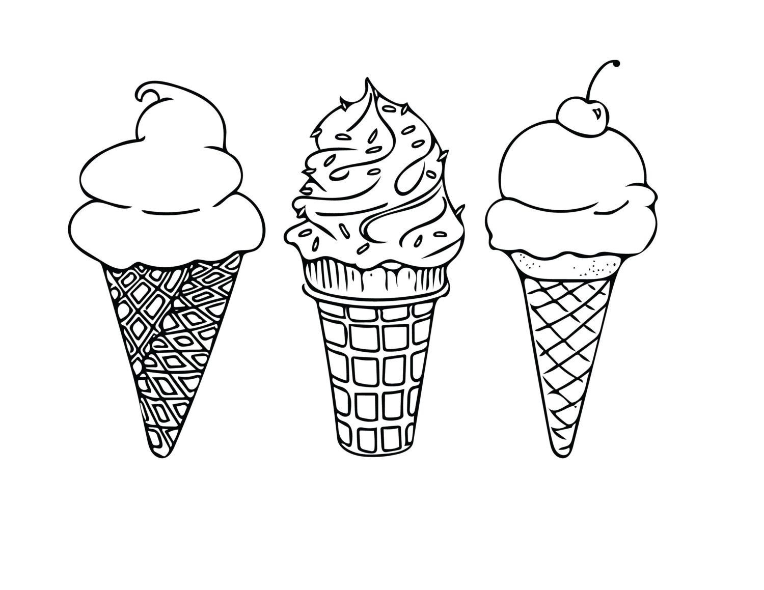 Coloring Pages For Kids Ice Cream
 ice cream coloring pages printable Collection Sumptuous