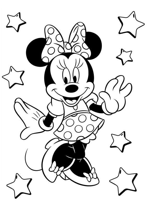 Coloring Pages For Kids Minnie Mouse
 Minnie mouse Colouring Pages Printables