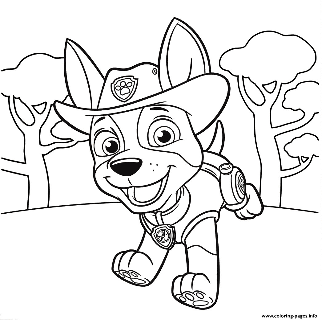 Coloring Pages For Kids Paw Patrol
 Jungle Pup Tracker PAW Patrol Coloring Pages Printable