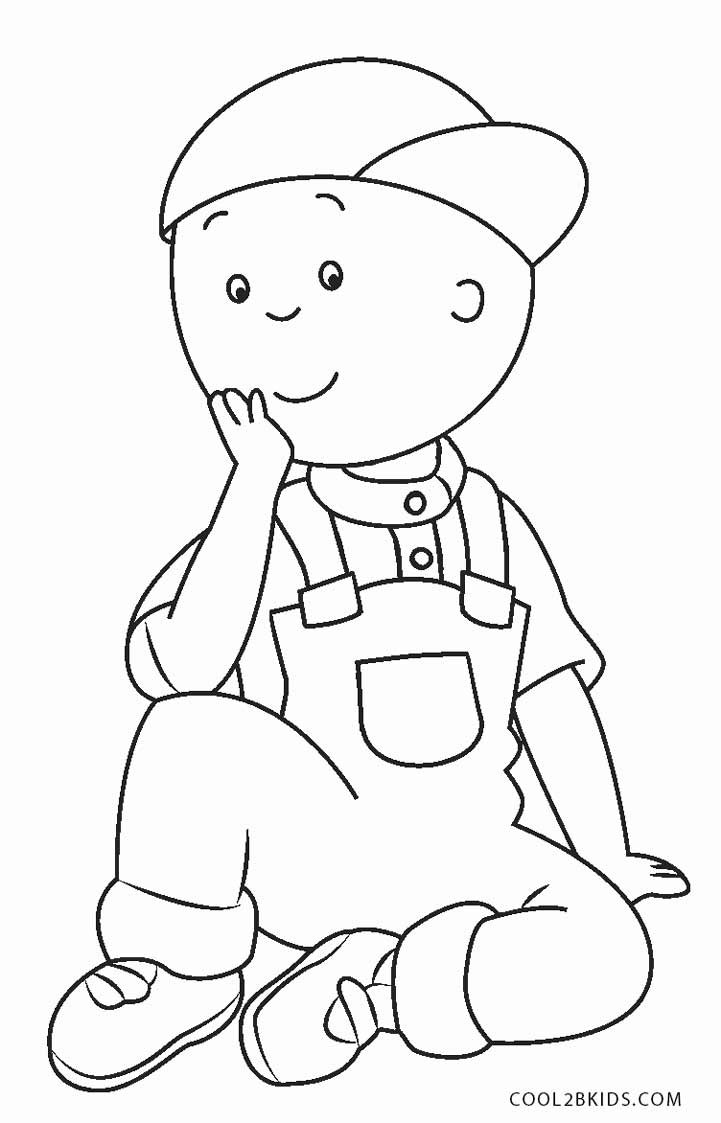 Coloring Pages For Kids Printables
 Free Printable Caillou Coloring Pages For Kids