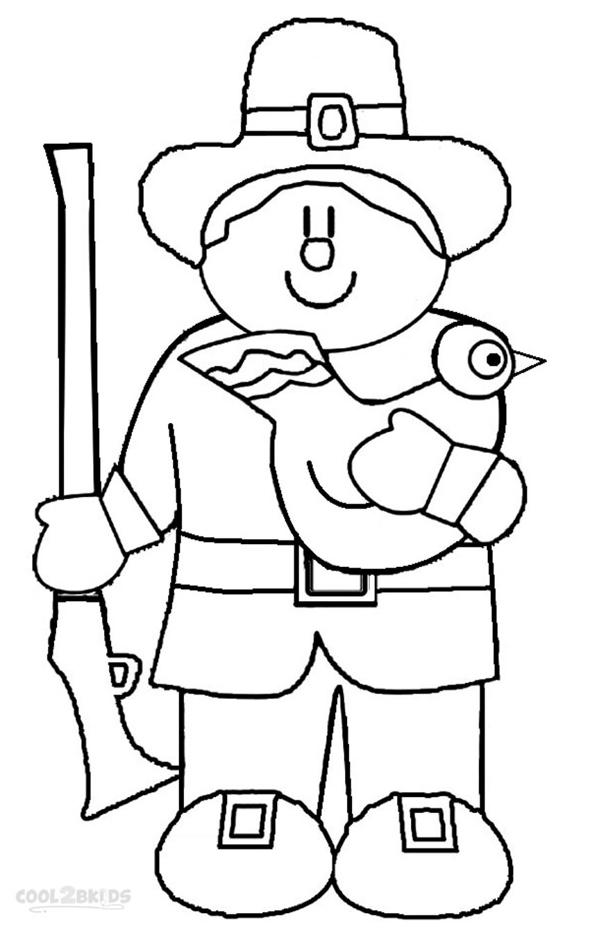 Coloring Pages For Kids Printables
 Printable Pilgrims Coloring Pages For Kids