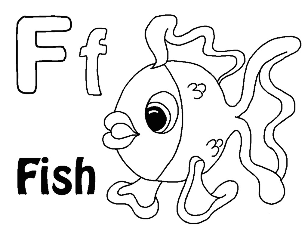 Coloring Pages For Toddlers Letters
 Letter F coloring pages to and print for free