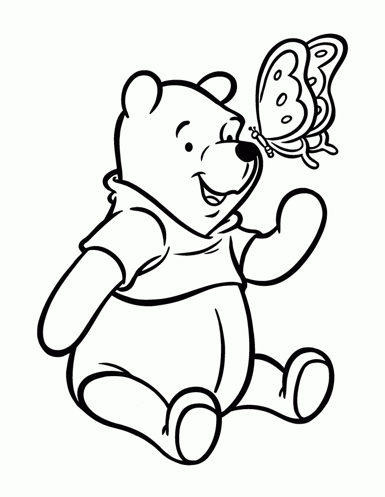 Coloring Pages For Toddlers Printable
 Free Printable Winnie The Pooh Coloring Pages For Kids
