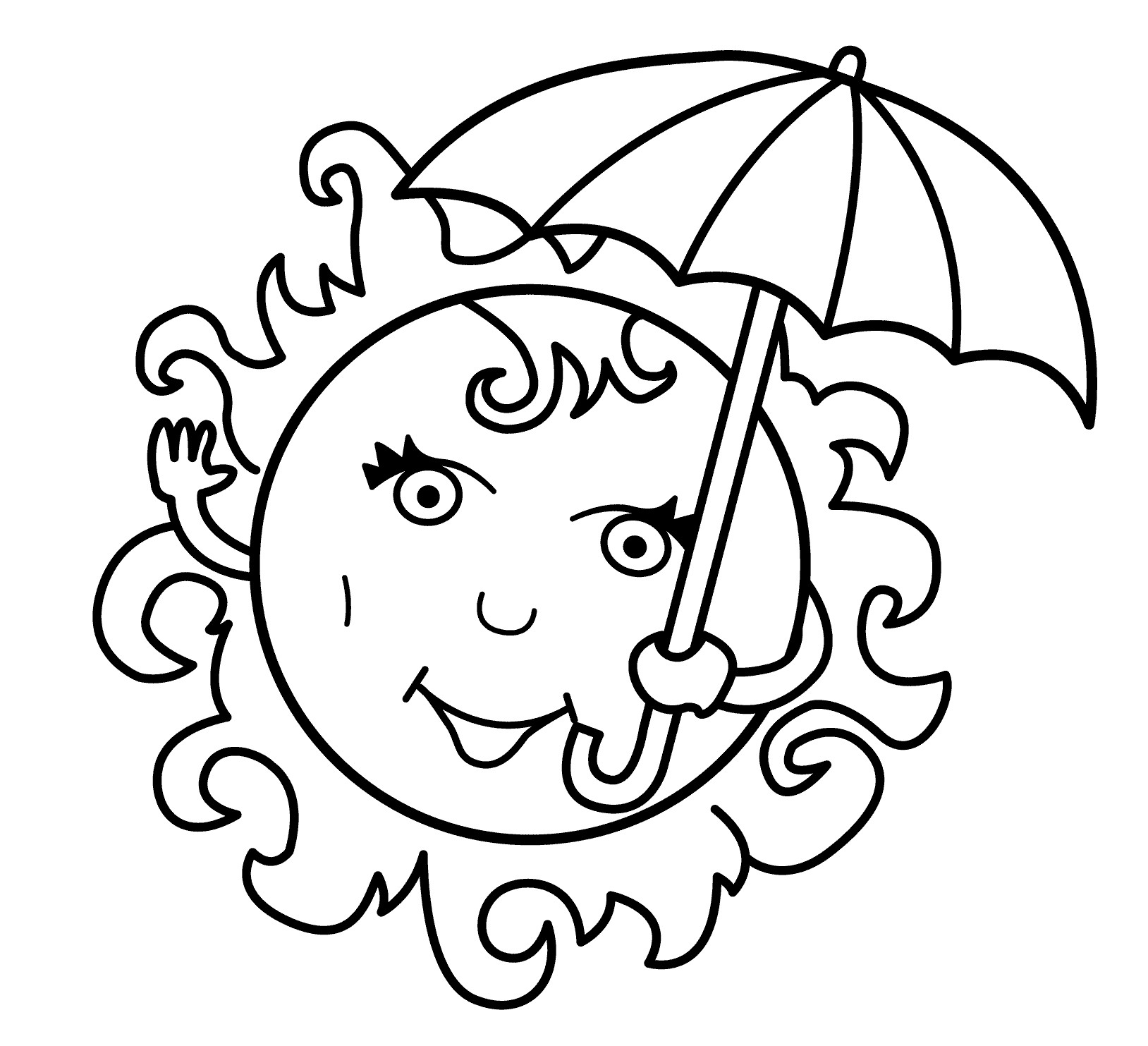 Coloring Pages For Toddlers Printable
 Summer Coloring Pages for Kids Print them All for Free