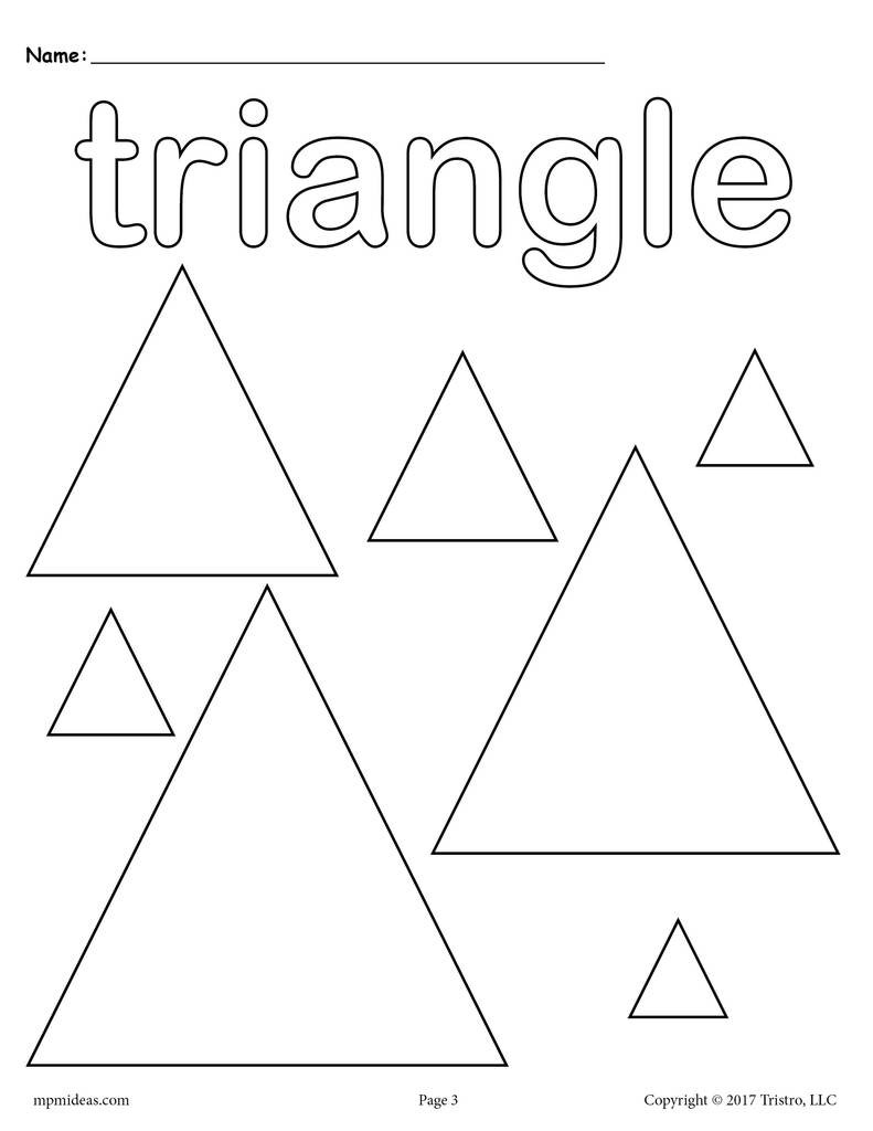 Coloring Pages For Toddlers Shapes
 12 Shapes Coloring Pages Circles Squares Triangles