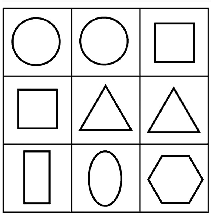 Coloring Pages For Toddlers Shapes
 Geometric Coloring Pages