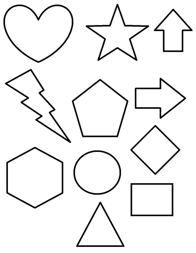 Coloring Pages For Toddlers Shapes
 Coloring Pages Free Printable Shapes Coloring Pages For