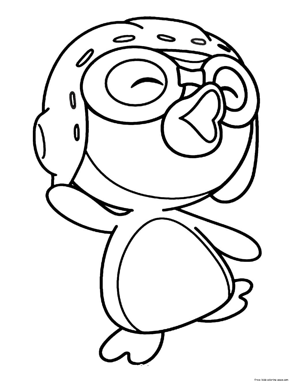 Coloring Pages For Toddlers To Print
 Printable pororo the little penguin coloring pages for