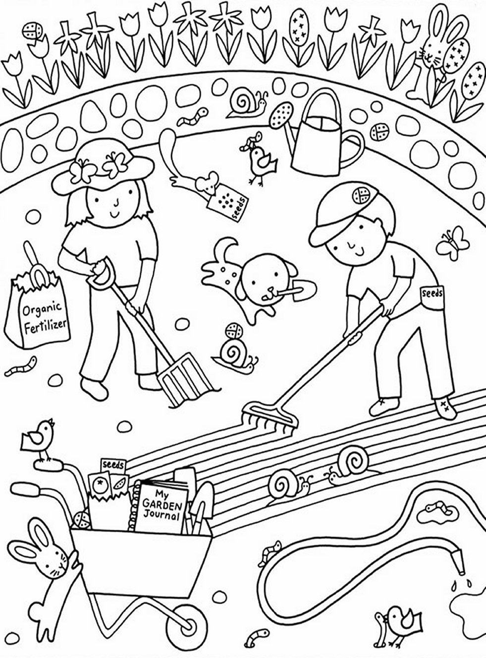 Coloring Pages Garden
 Pin by Cathy Edwards on Arts & Crafts Sewing