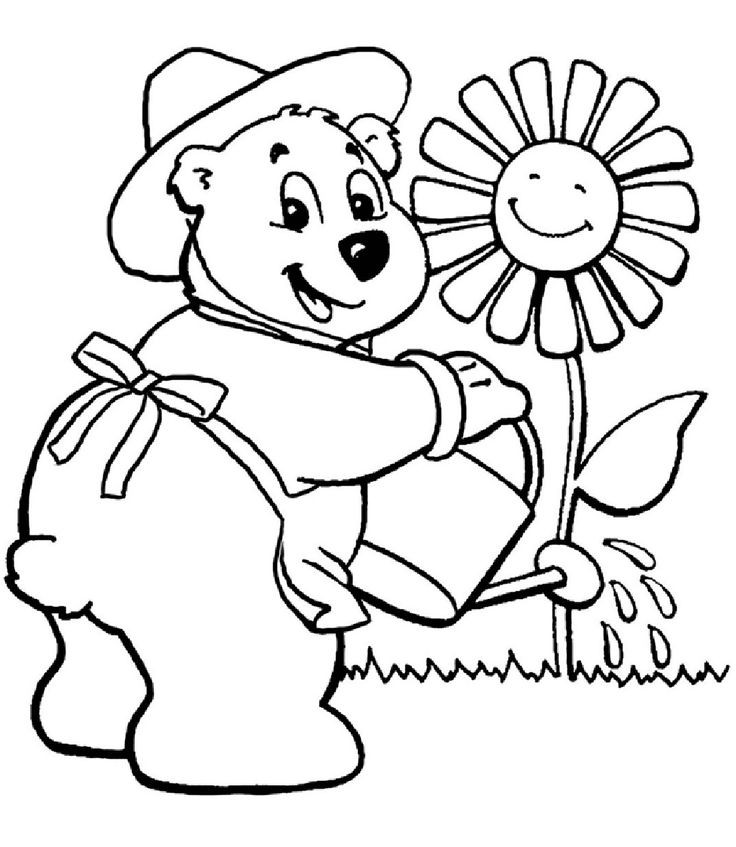 Coloring Pages Garden
 17 Best images about gardening coloring pages on Pinterest