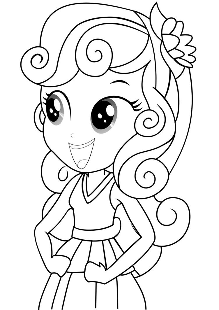 Coloring Pages Girl
 Equestria Girls Coloring Pages Best Coloring Pages For Kids