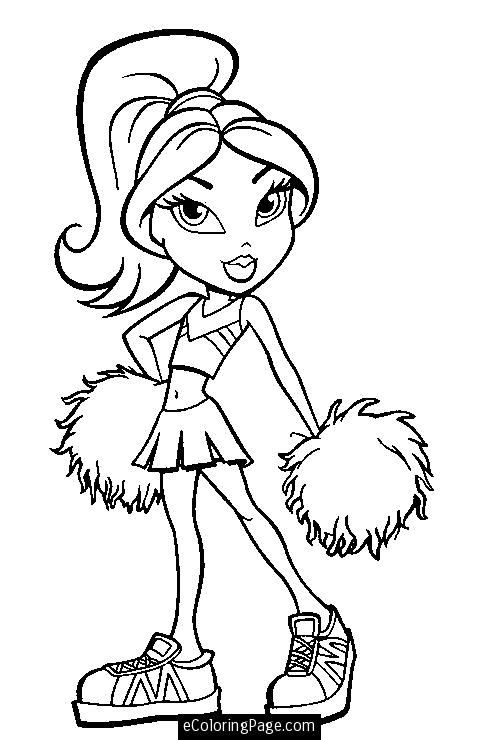 Coloring Pages Girls Cheer
 cheerleader coloring pages to print for free Enjoy
