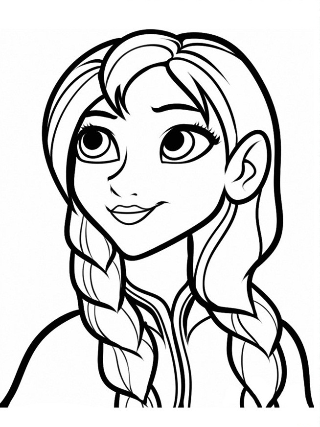 Coloring Pages Girls Faces
 girl face kids coloring pages Gianfreda