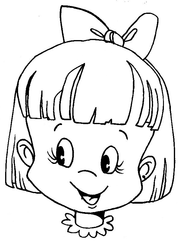 Coloring Pages Girls Faces
 Picture Miscellaneous Coloring Sheets Faces Human