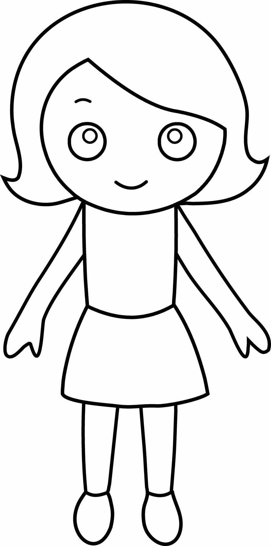 Coloring Pages Little Girls
 Little Boy And Girl Coloring Pages Coloring Home