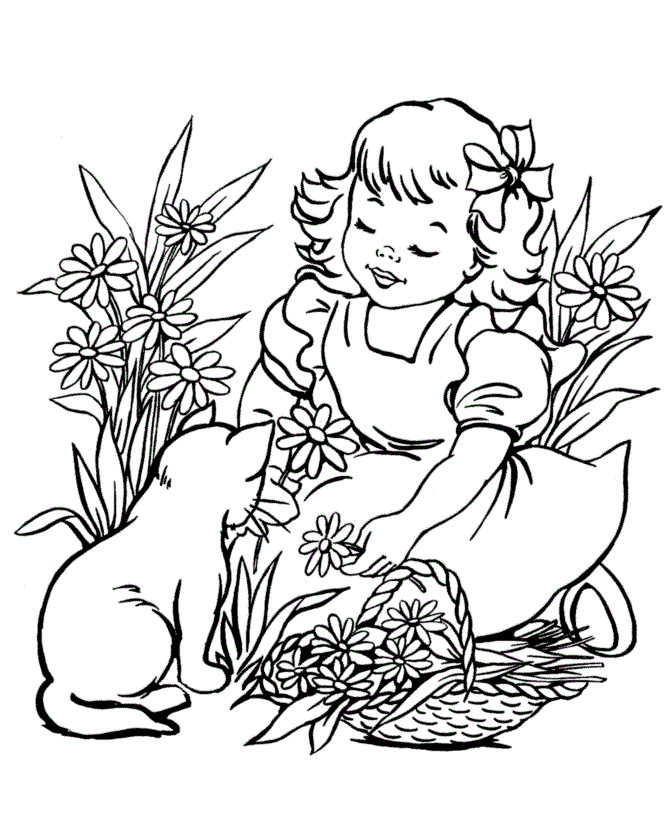 Coloring Pages Little Girls
 Little Girl Coloring Pages Coloring Home