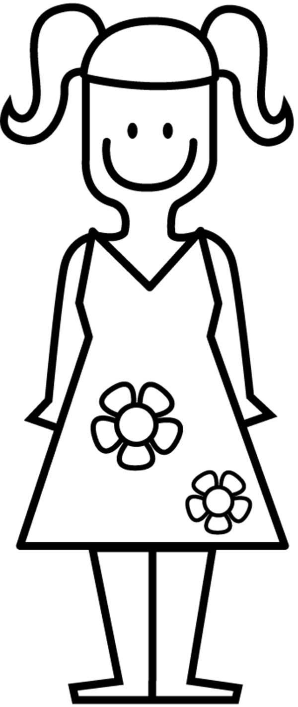 Coloring Pages Little Girls
 Cute Little Girls Coloring Pages AZ Coloring Pages