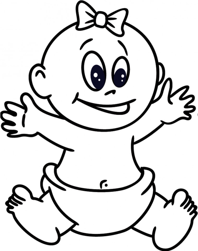 Coloring Pages Of Babies
 Get This Baby Coloring Pages Printable 518ap