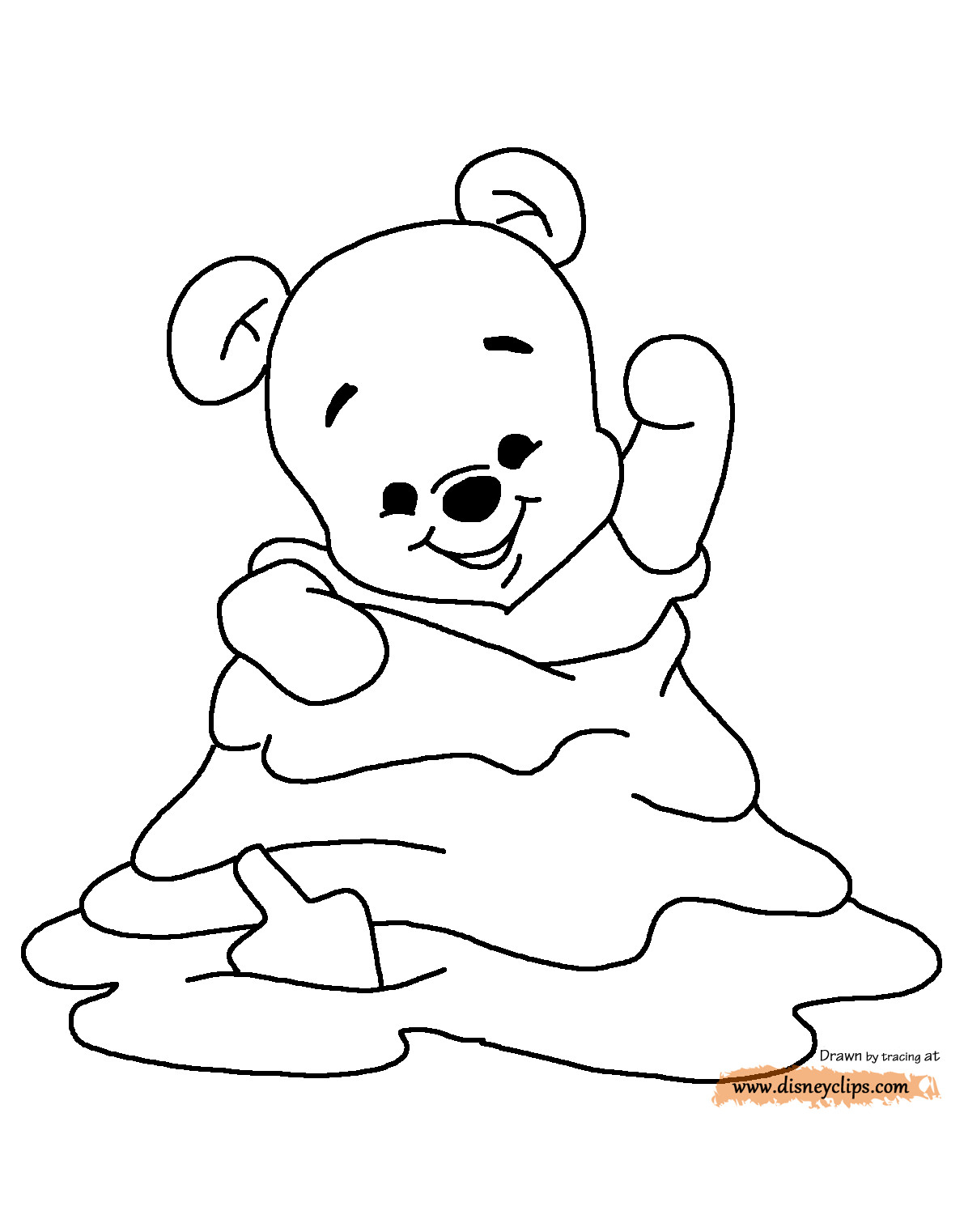 Coloring Pages Of Babies
 Baby Pooh Coloring Pages