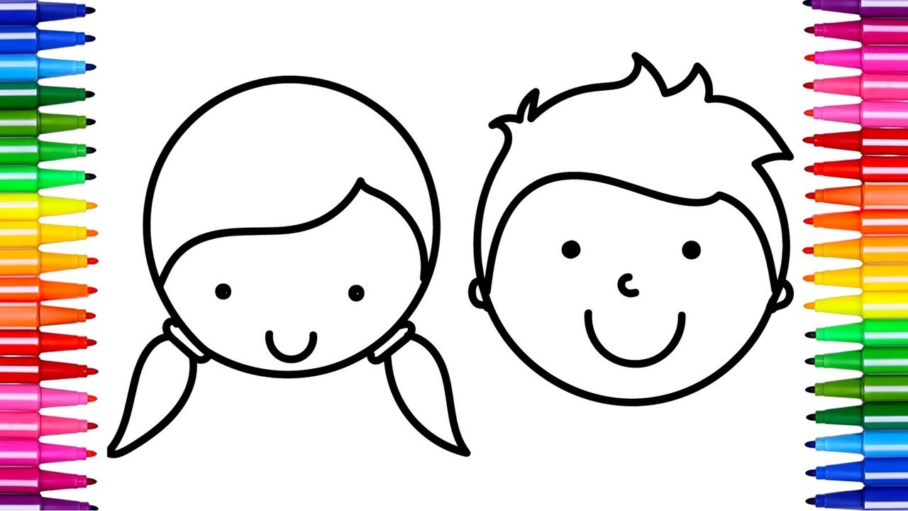 Coloring Pages Of Boys Faces
 Boy Face Drawing Cartoon at GetDrawings