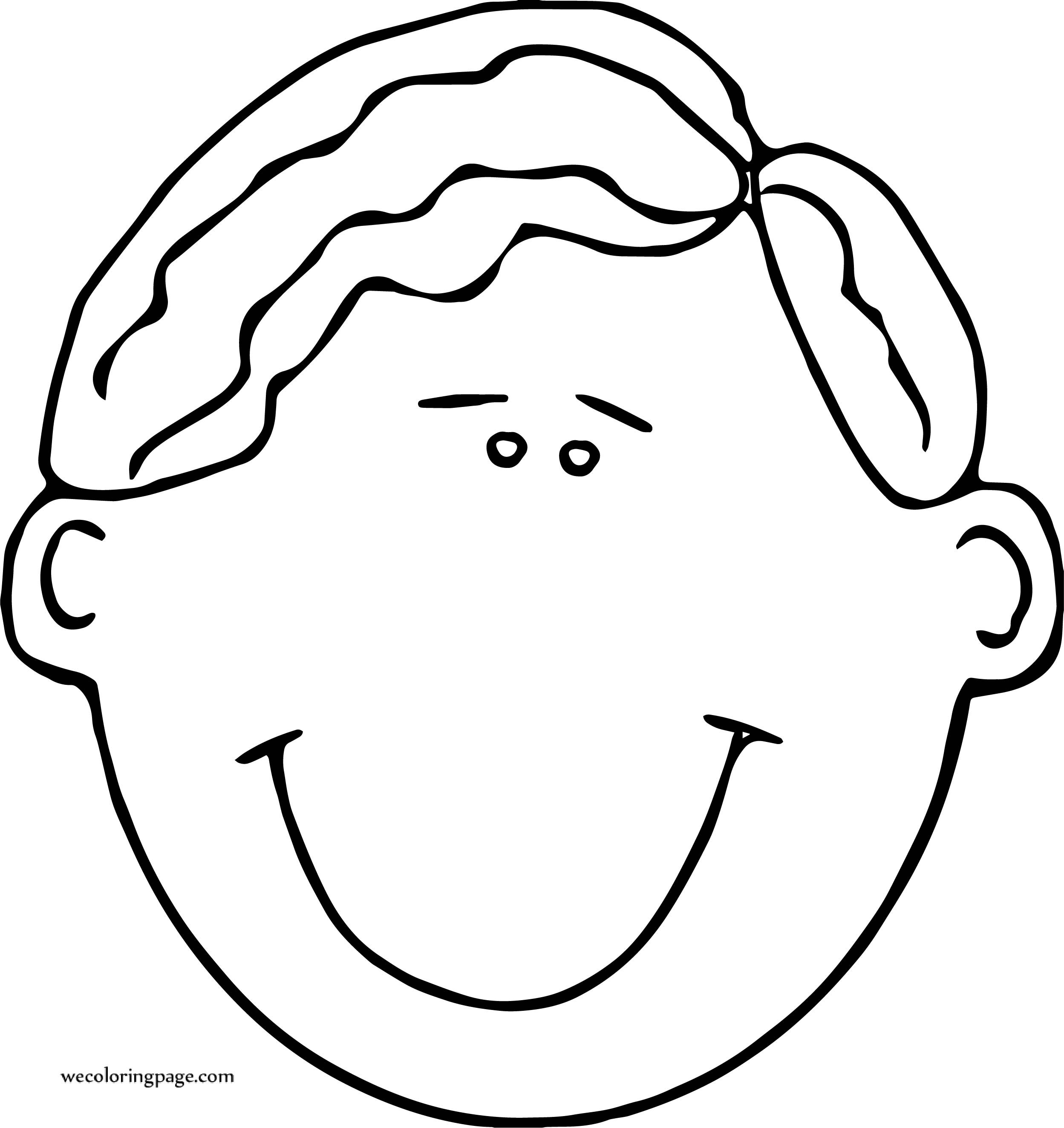 Coloring Pages Of Boys Faces
 Out Boy Face Coloring Page