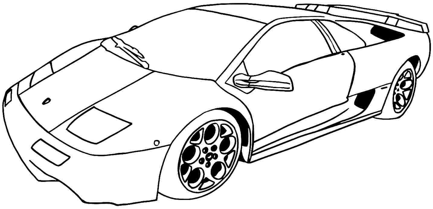 Coloring Pages Of Cars For Boys
 Printable Car Coloring Pages For Boys